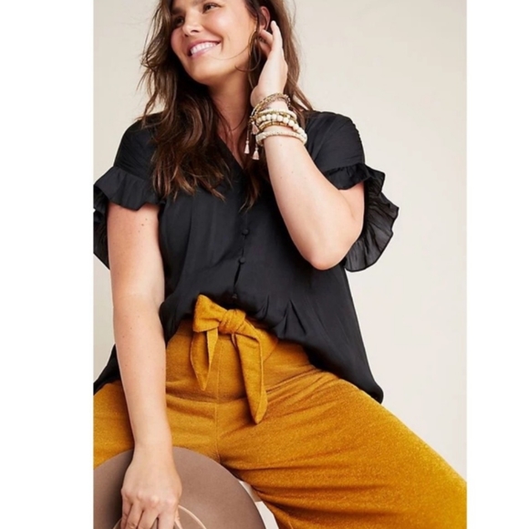 dolan by left coast Mitzi pleated blouse - Picture 4 of 10